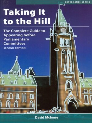 cover image of Taking It to the Hill